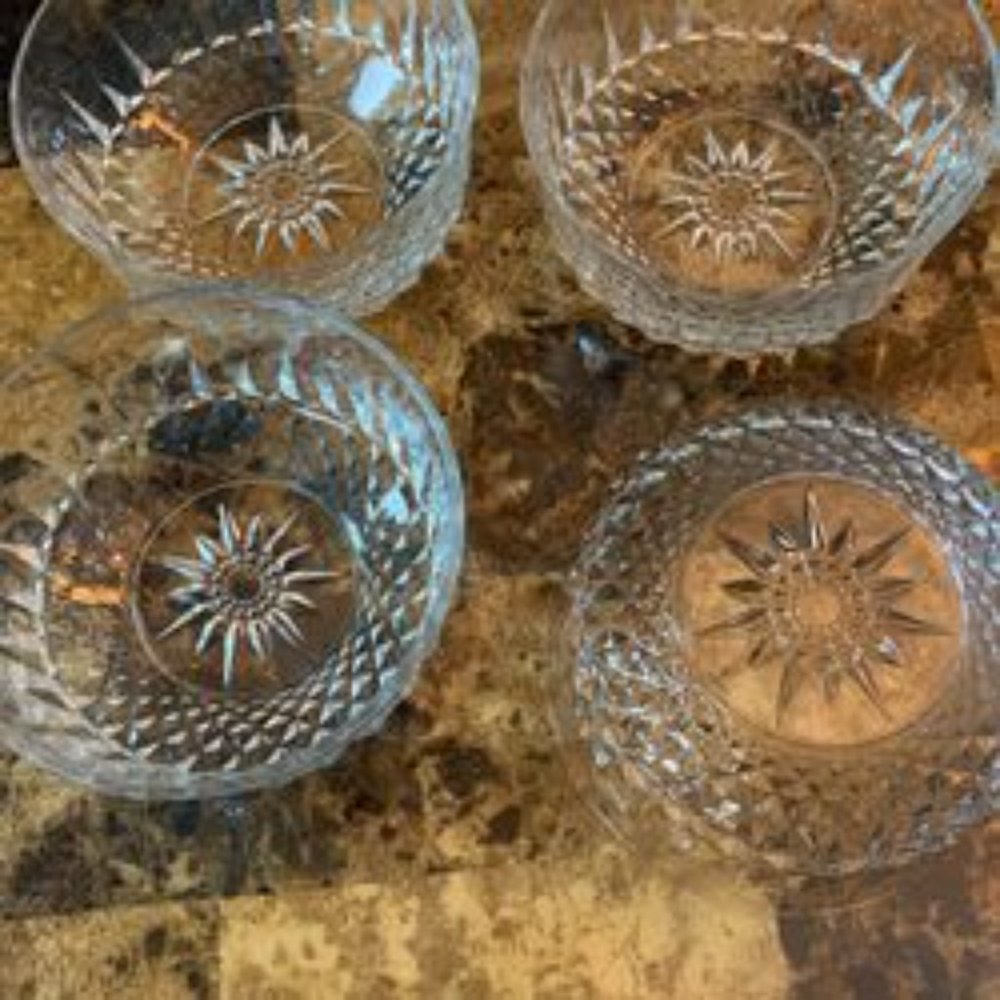 Four 4 Arcoroc USA Bowls